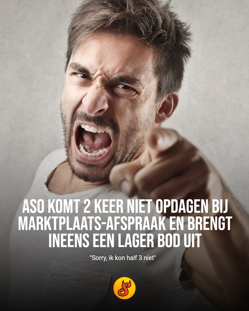 Aso komt 2 keer niet opdagen bij Marktplaats-afspraak en brengt ineens een lager bod uit