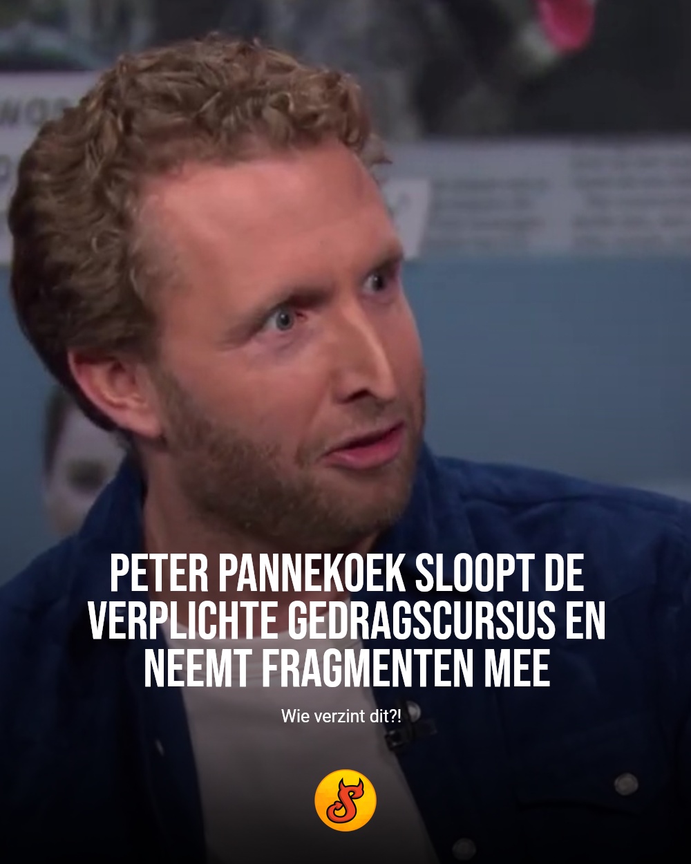 Peter Pannekoek sloopt de verplichte gedragscursus en neemt fragmenten mee