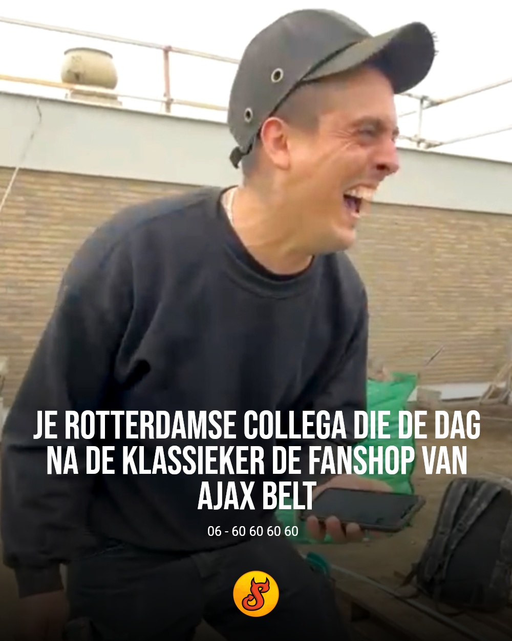 Je Rotterdamse collega die de dag na de klassieker de fanshop van Ajax belt