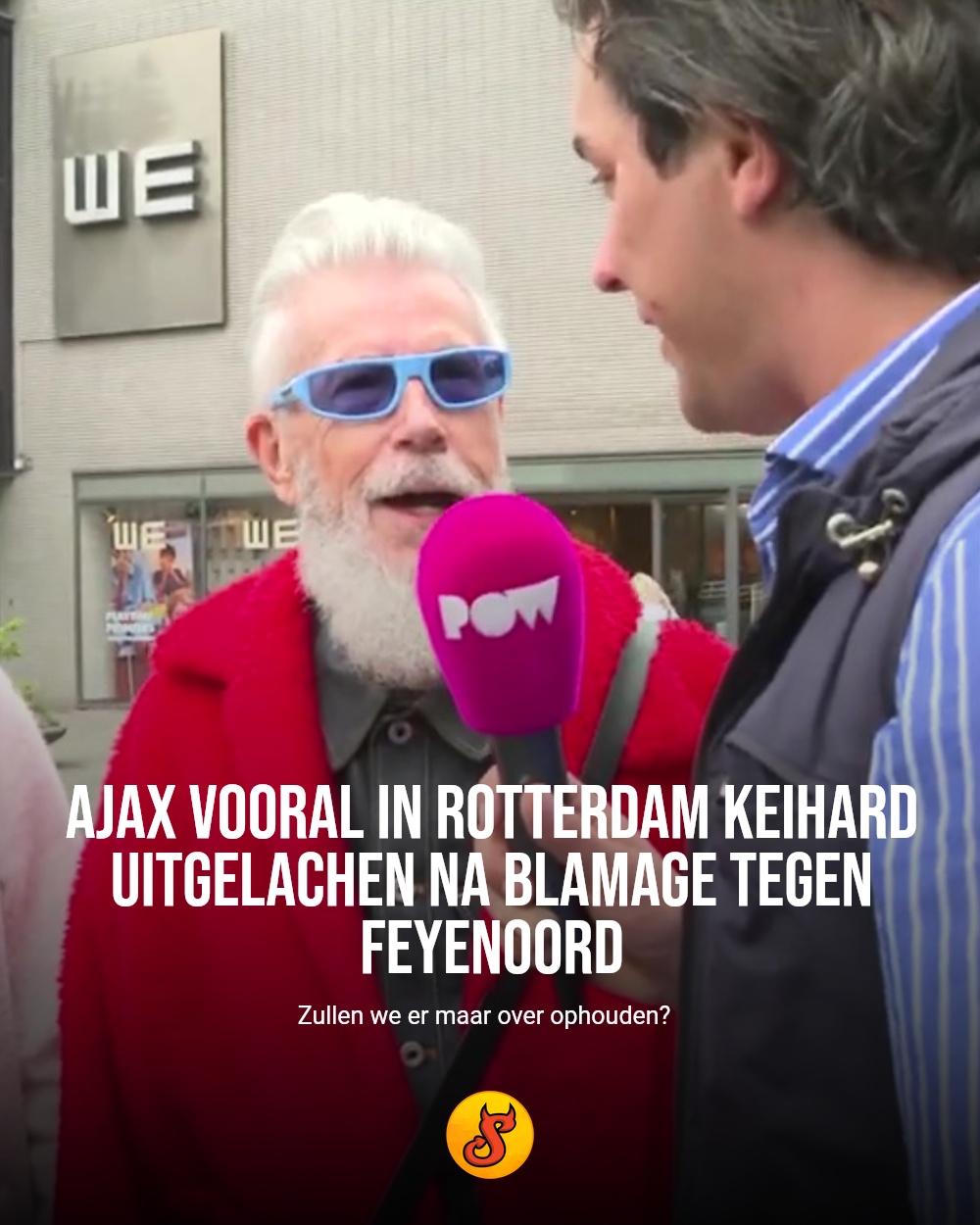 Ajax vooral in Rotterdam keihard uitgelachen na blamage tegen Feyenoord
