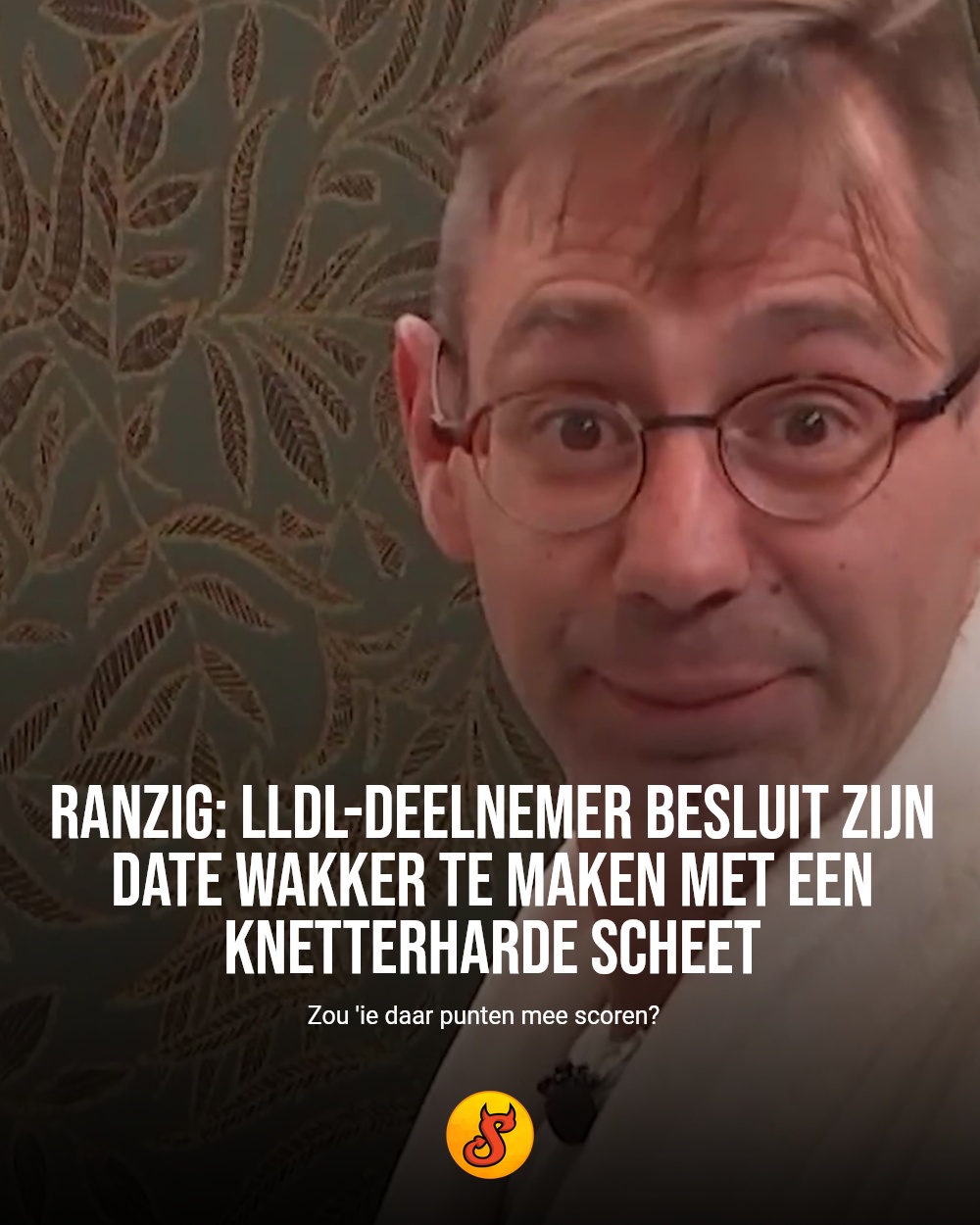 Ranzig: LLDL-deelnemer besluit zijn date wakker te maken met een knetterharde scheet