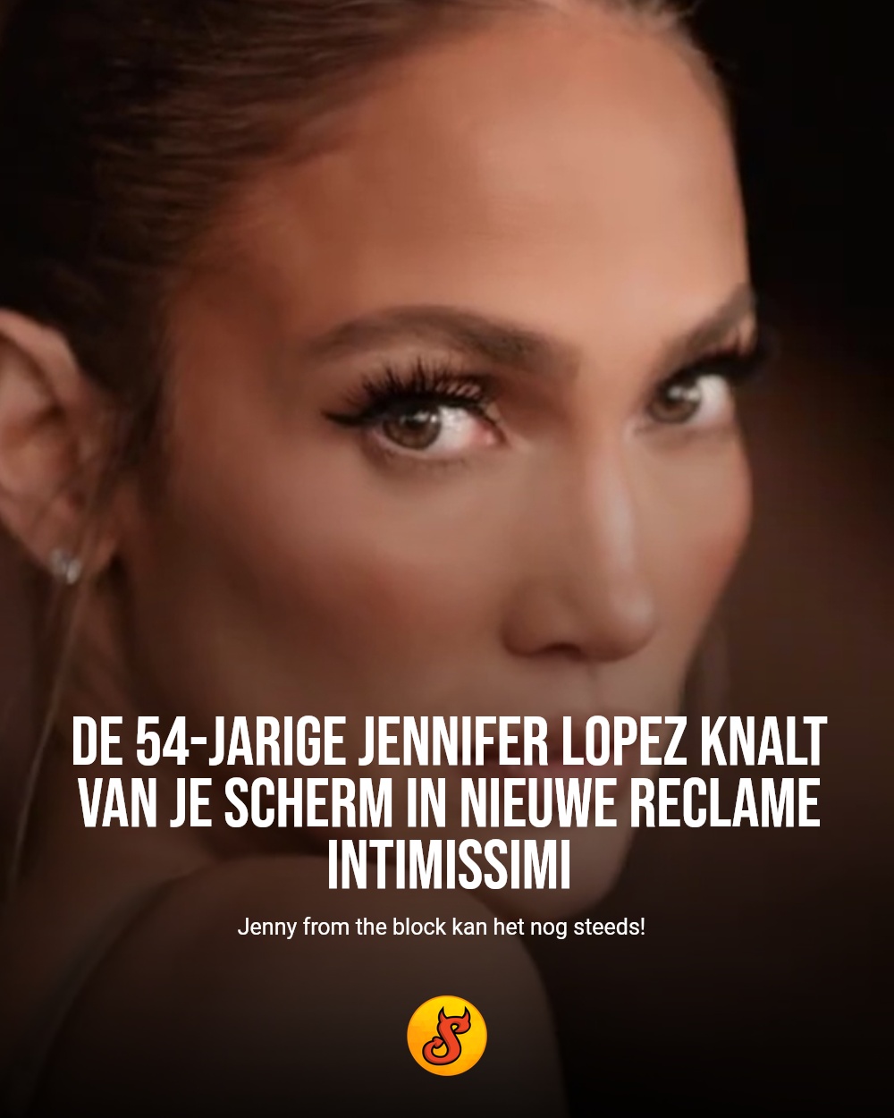 De 54-jarige Jennifer Lopez knalt van je scherm in nieuwe reclame Intimissimi