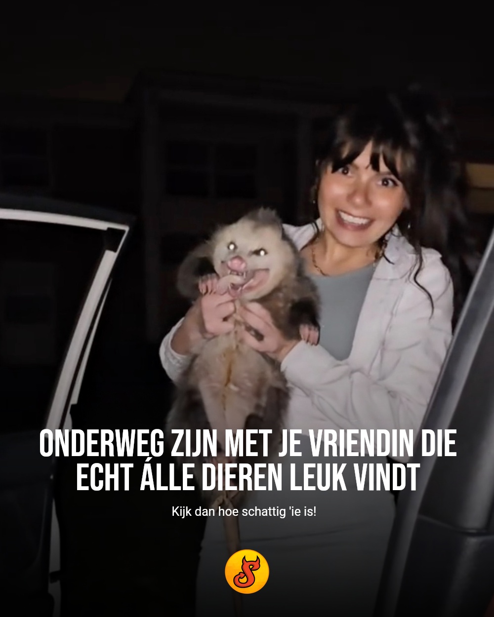 Onderweg zijn met je vriendin die echt álle dieren leuk vindt