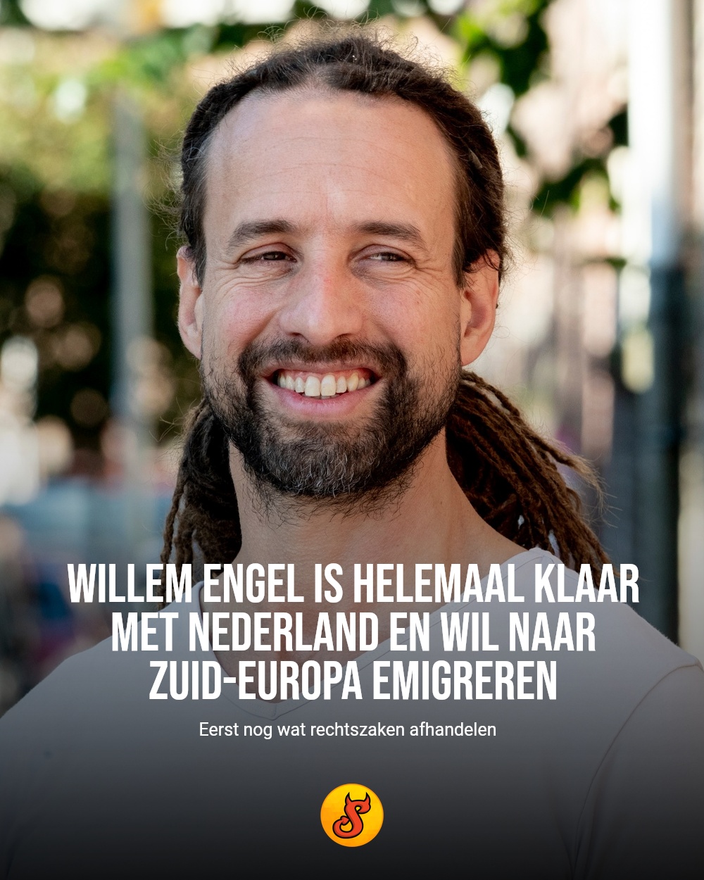 Willem Engel is helemaal klaar met Nederland en wil naar Zuid-Europa emigreren