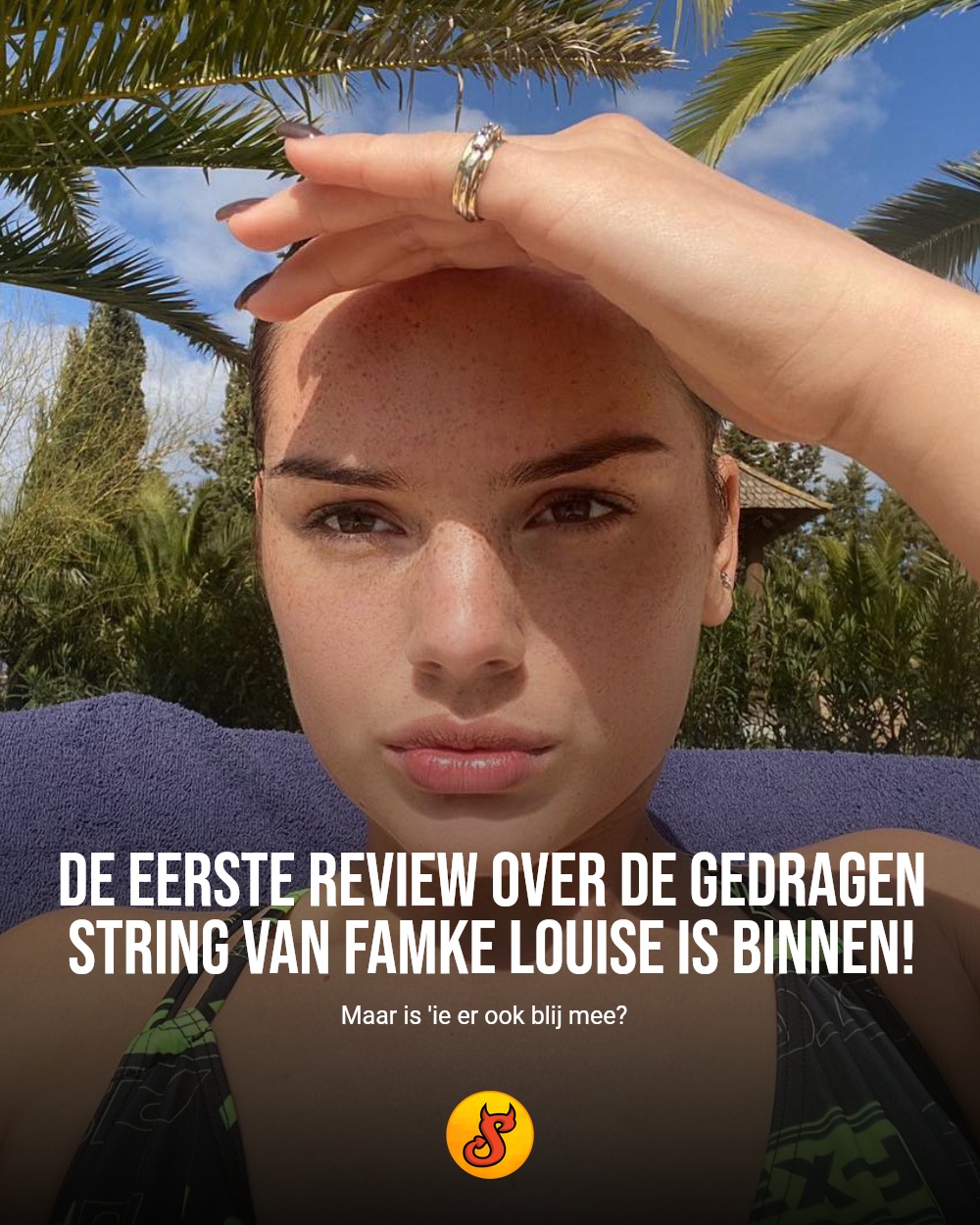De eerste review over de gedragen string van Famke Louise is binnen!