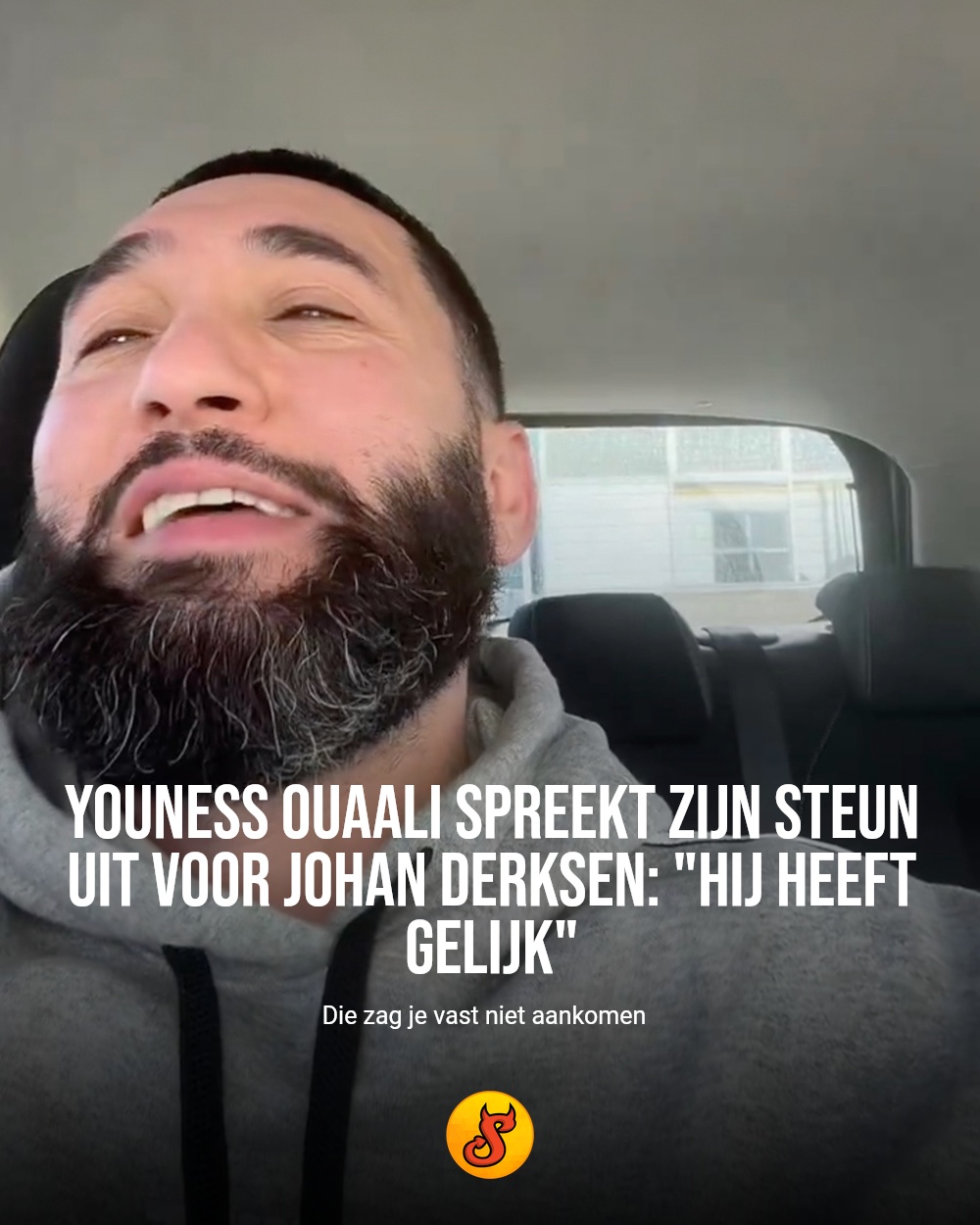 Youness Ouaali spreekt zijn steun uit voor Johan Derksen: "Hij heeft gelijk"