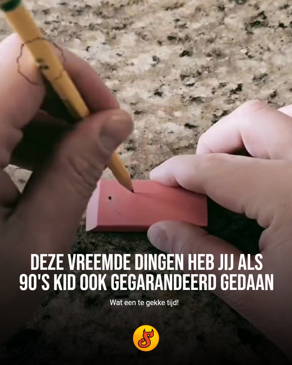 Deze vreemde dingen heb jij als 90's kid ook gegarandeerd gedaan