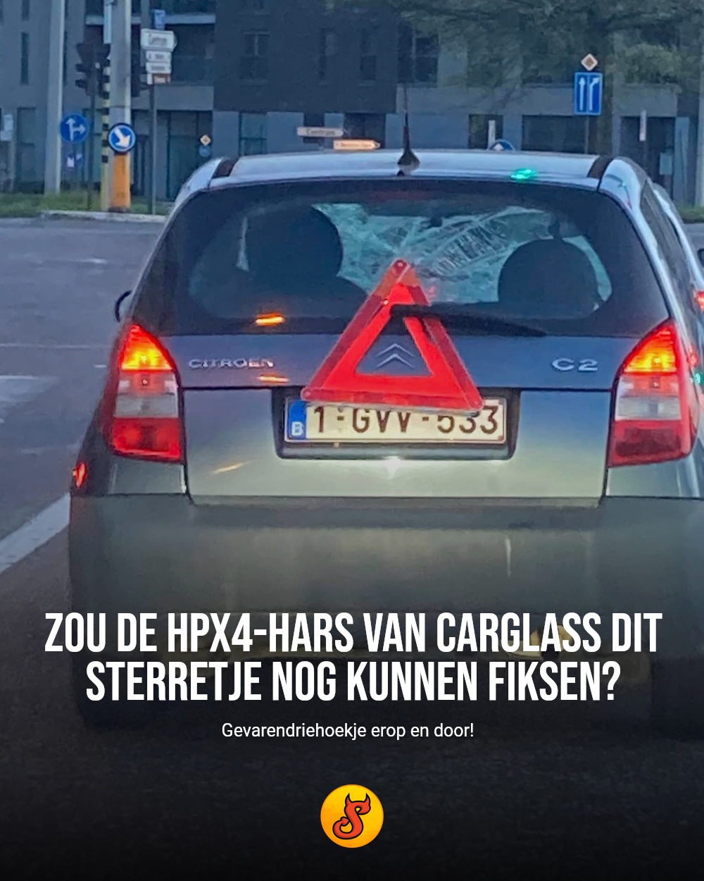 Zou de HPX4-hars van Carglass dit sterretje nog kunnen fiksen?