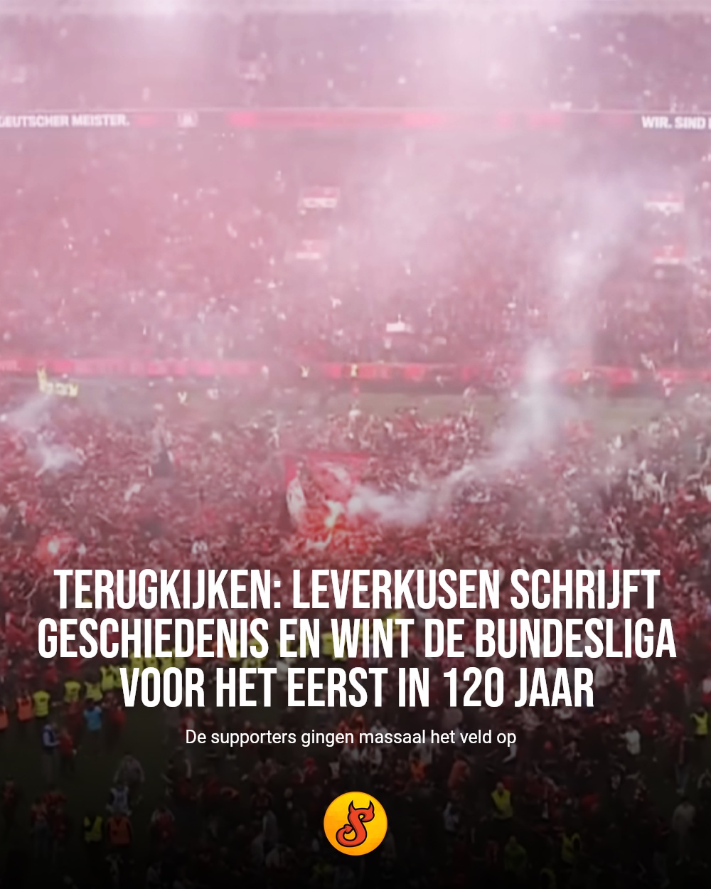 Terugkijken: Leverkusen schrijft geschiedenis en wint de Bundesliga voor het eerst in 120 jaar