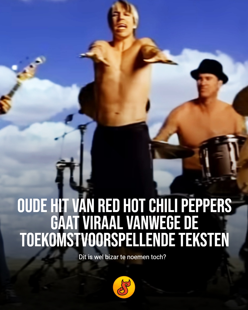 Oude hit van Red Hot Chili Peppers gaat viraal vanwege de toekomstvoorspellende teksten