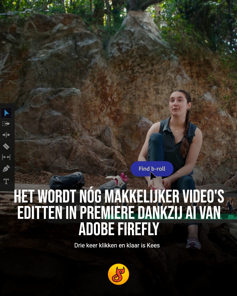 Het wordt nóg makkelijker video's editten in Premiere dankzij AI van Adobe Firefly