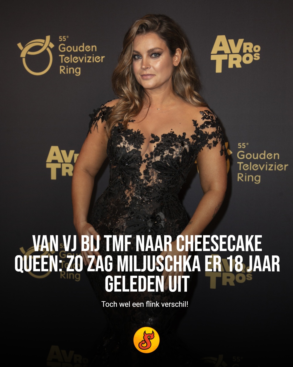 Van vj bij TMF naar cheesecake queen: zo zag Miljuschka er 18 jaar geleden uit