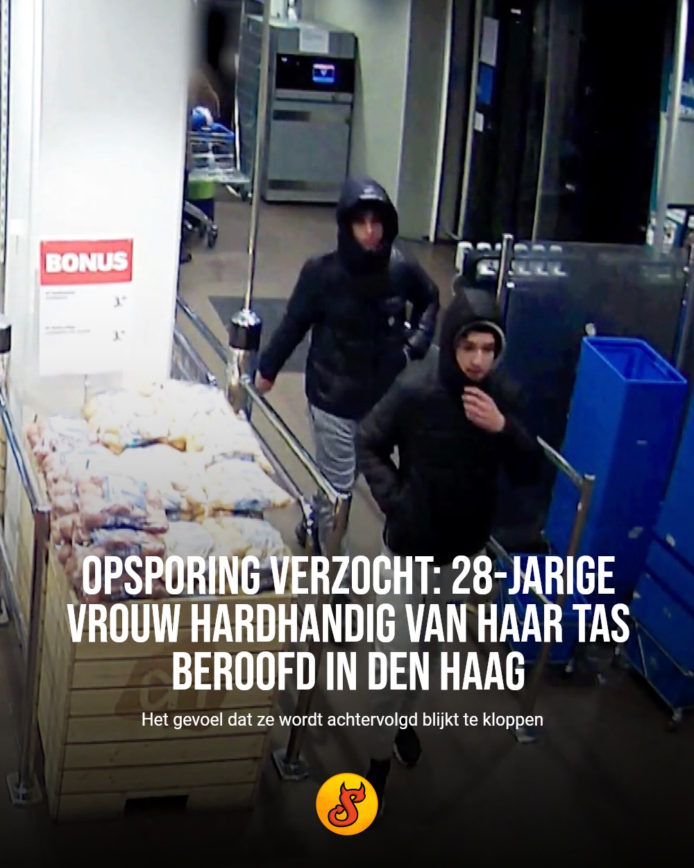 Opsporing verzocht: 28-jarige vrouw hardhandig van haar tas beroofd in Den Haag