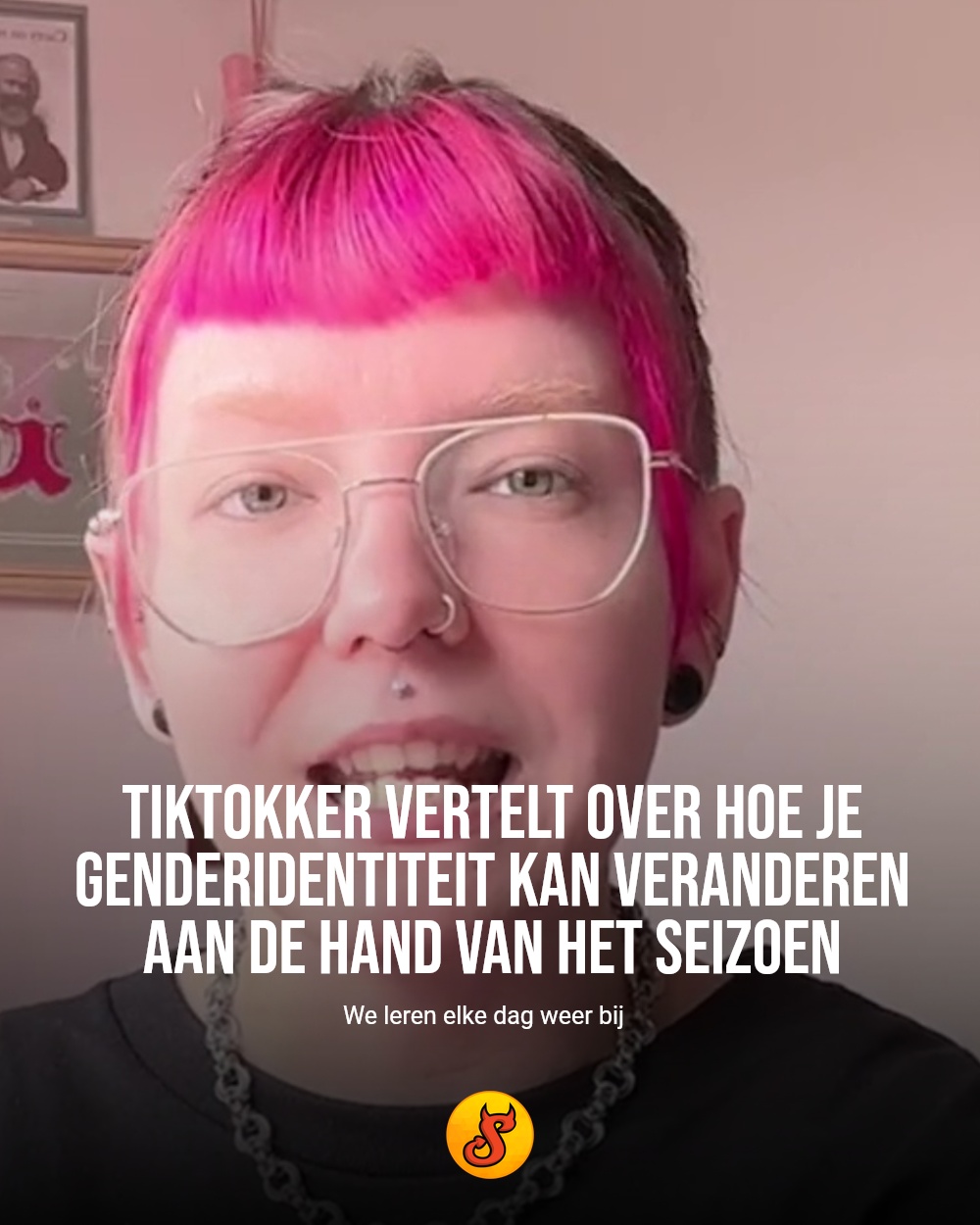 TikTokker vertelt over hoe je genderidentiteit kan veranderen aan de hand van het seizoen