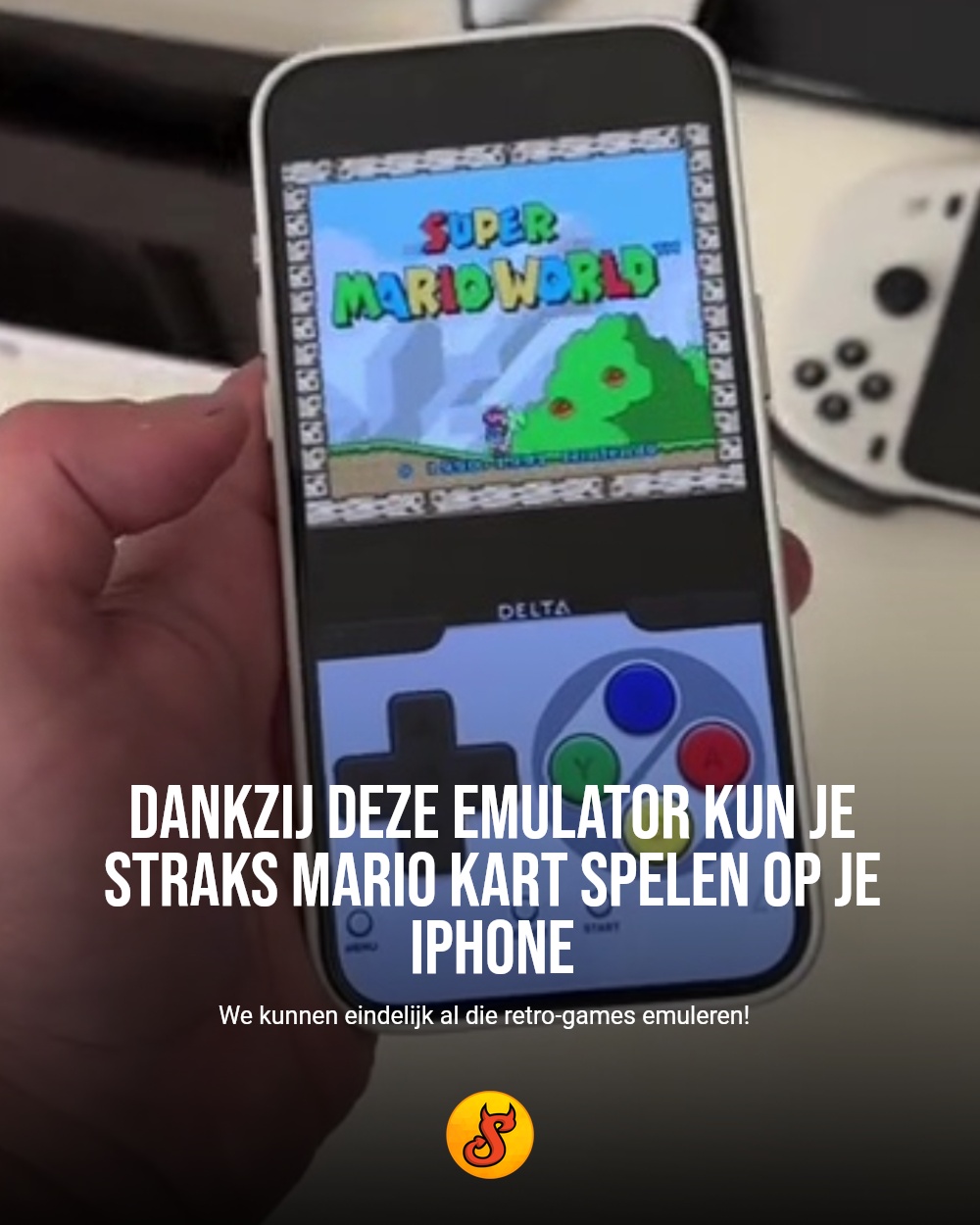Dankzij deze emulator kun je straks Mario Kart spelen op je iPhone
