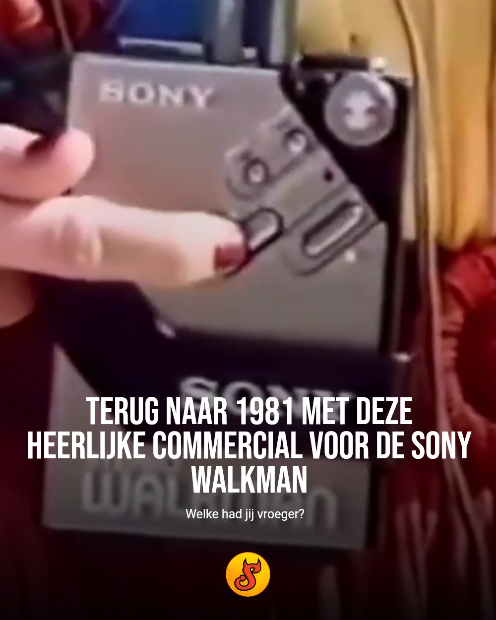 Terug naar 1981 met deze heerlijke commercial voor de Sony Walkman