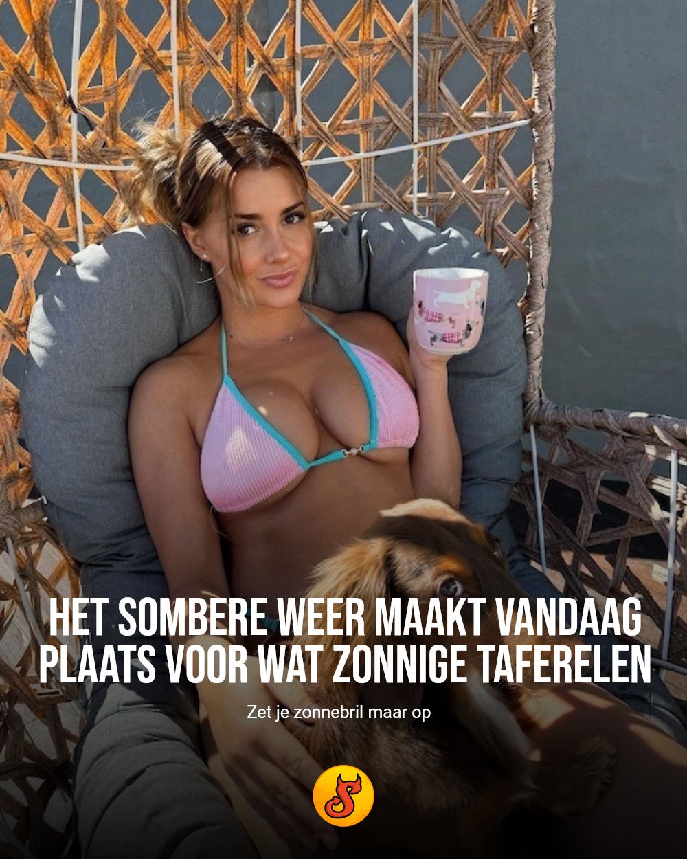 Het sombere weer maakt vandaag plaats voor wat zonnige taferelen