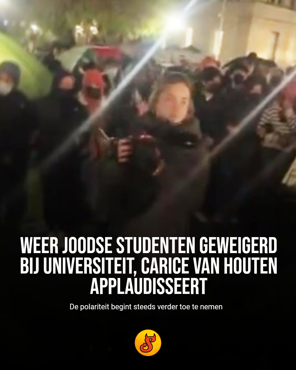 Weer Joodse studenten geweigerd bij universiteit, Carice van Houten applaudisseert