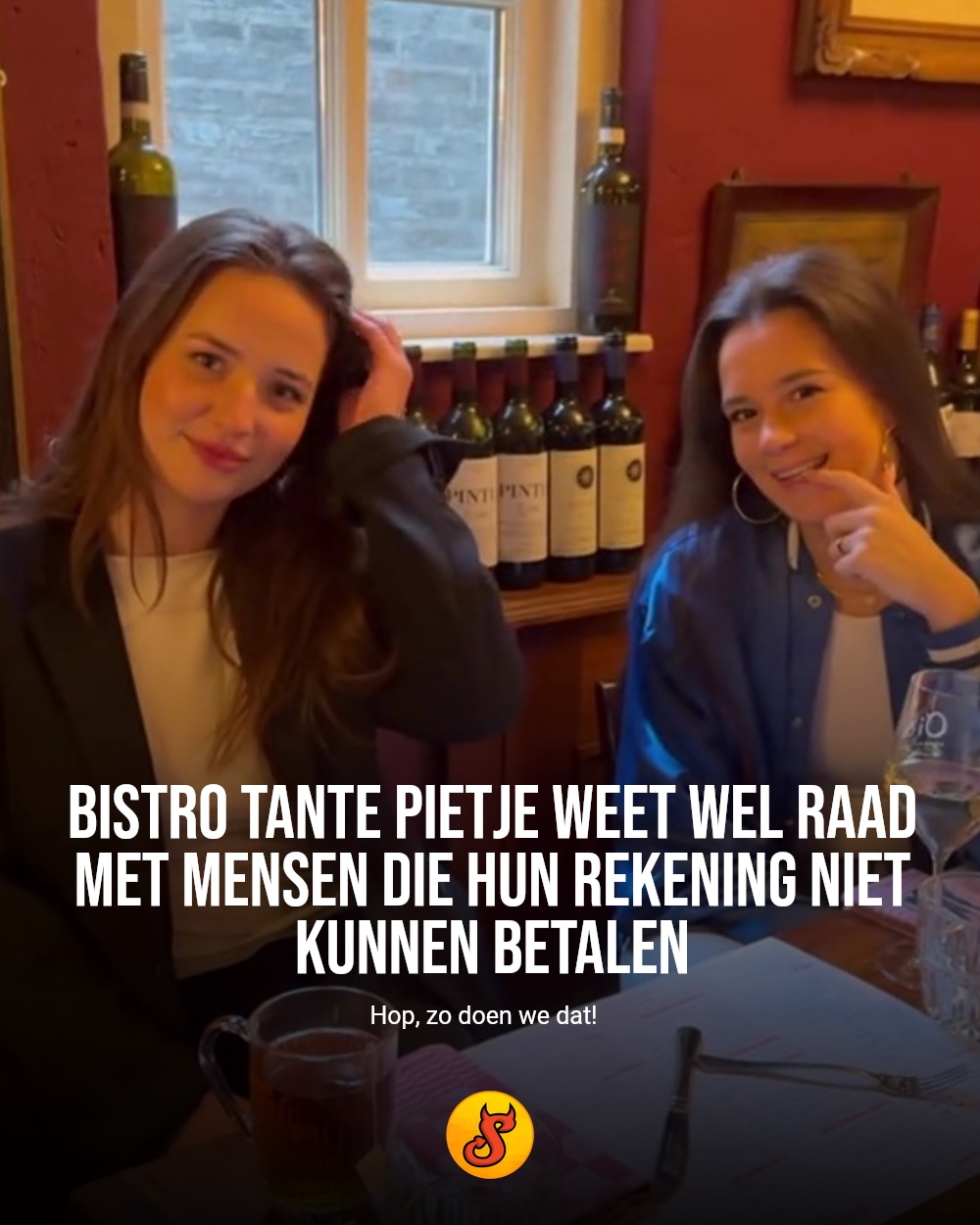 Bistro Tante Pietje weet wel raad met mensen die hun rekening niet kunnen betalen