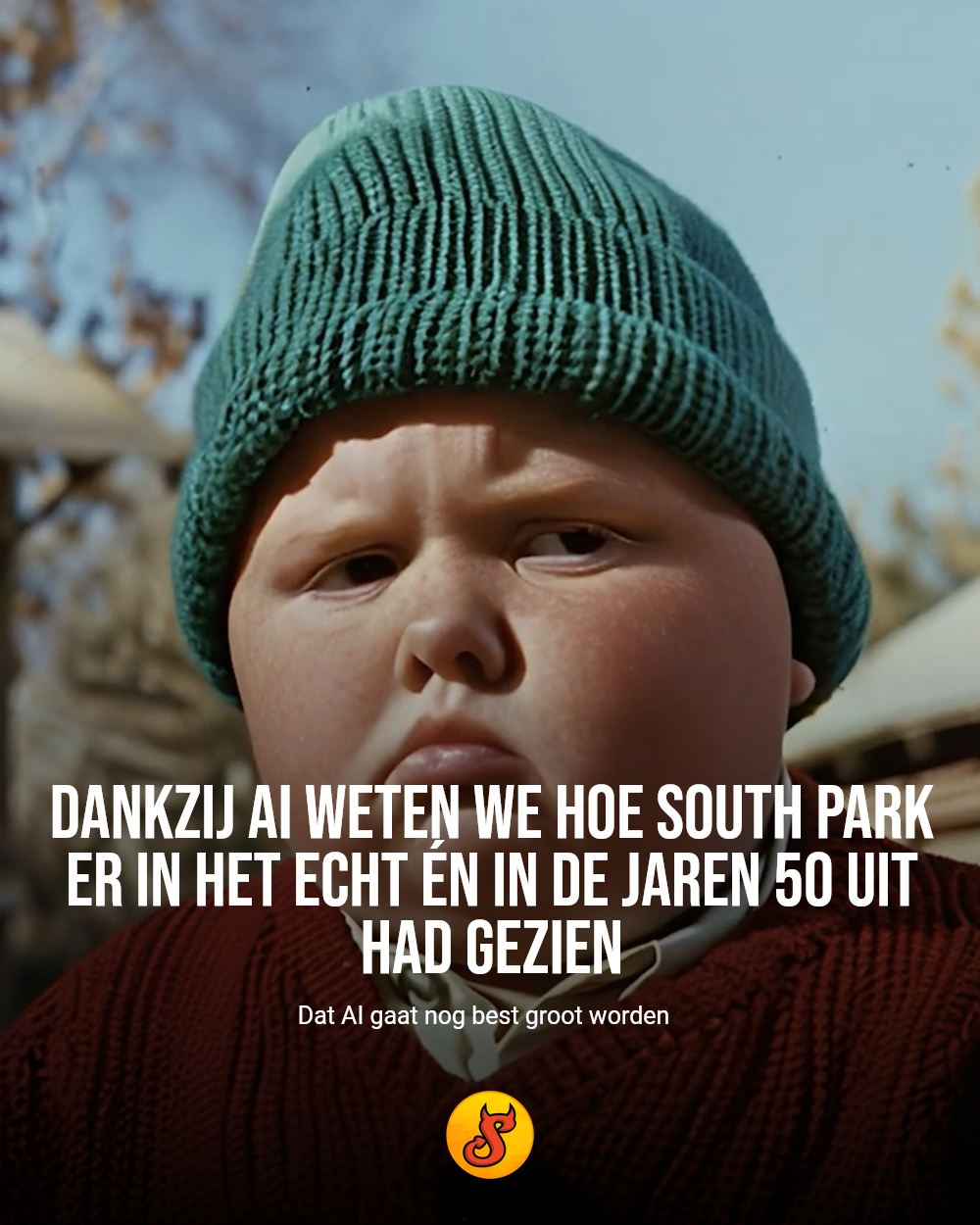 Dankzij AI weten we hoe South Park er in het echt én in de jaren 50 uit had gezien