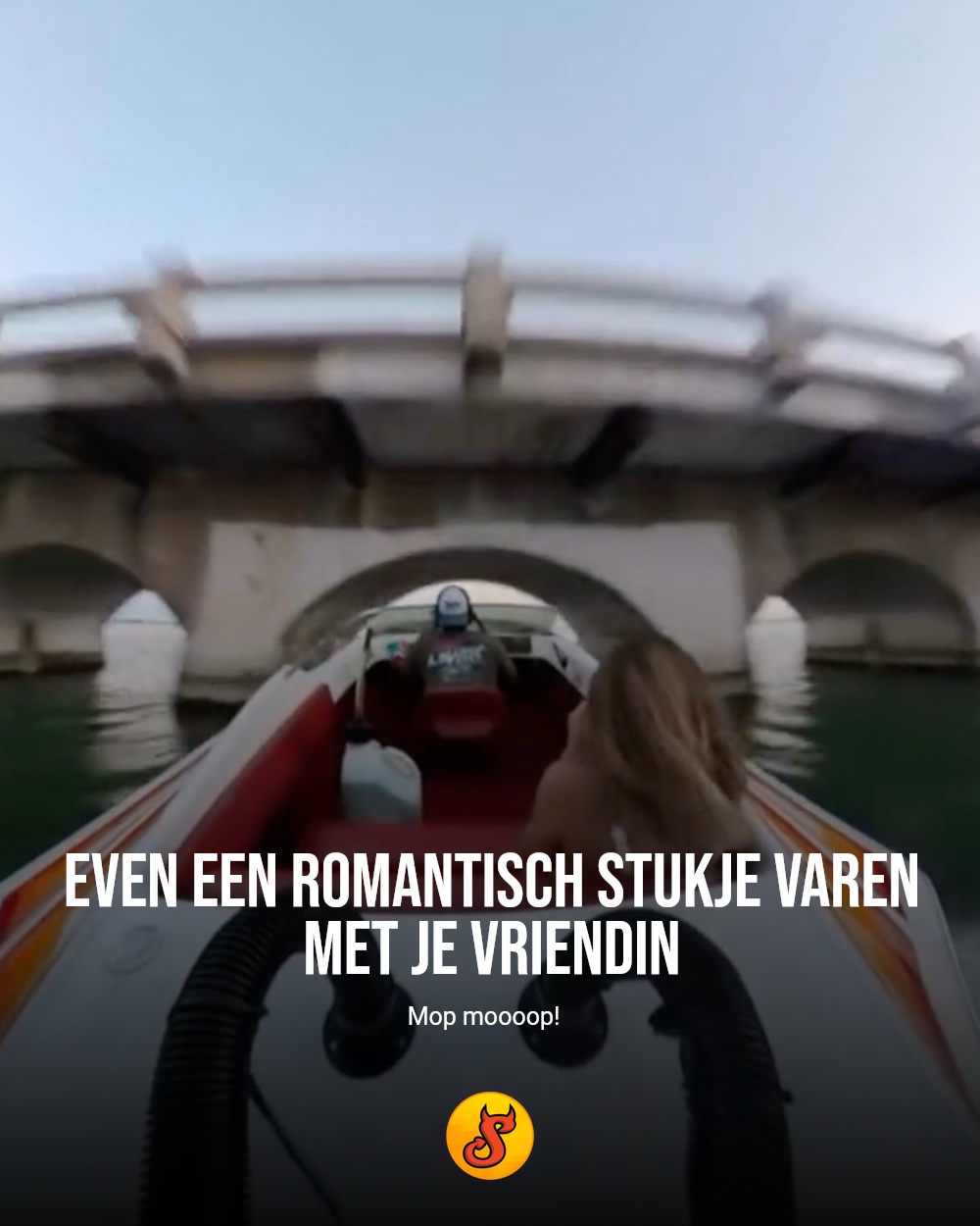 Even een romantisch stukje varen met je vriendin