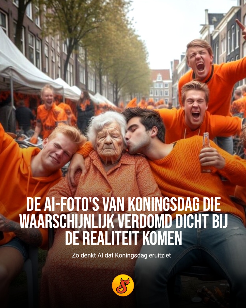 De AI-foto's van Koningsdag die waarschijnlijk verdomd dicht bij de realiteit komen