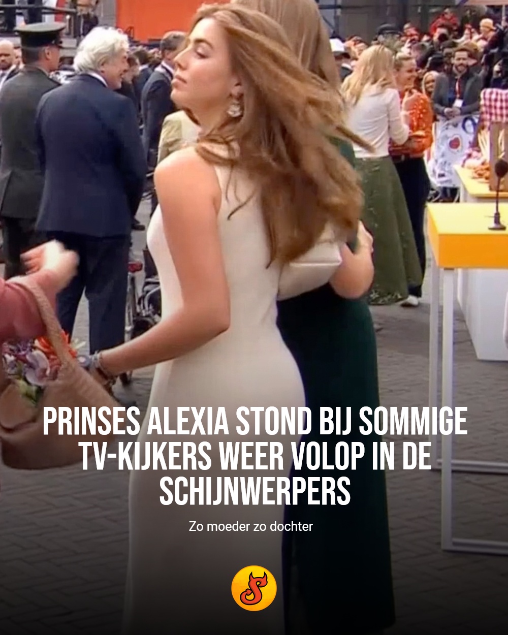 Prinses Alexia stond bij sommige tv-kijkers weer volop in de schijnwerpers