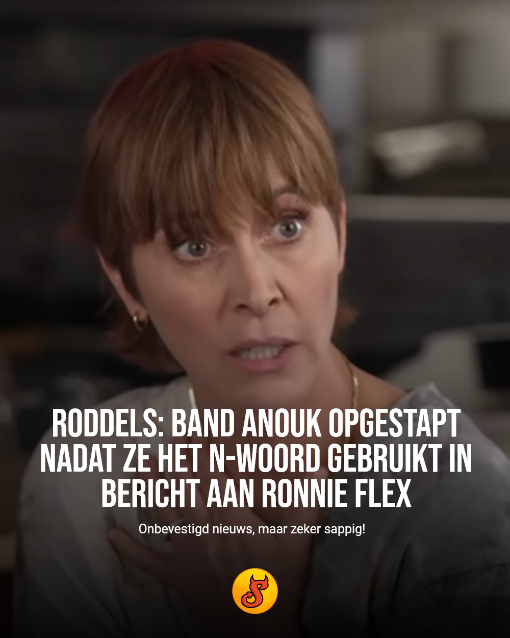 Roddels: band Anouk opgestapt nadat ze het n-woord gebruikt in bericht aan Ronnie Flex