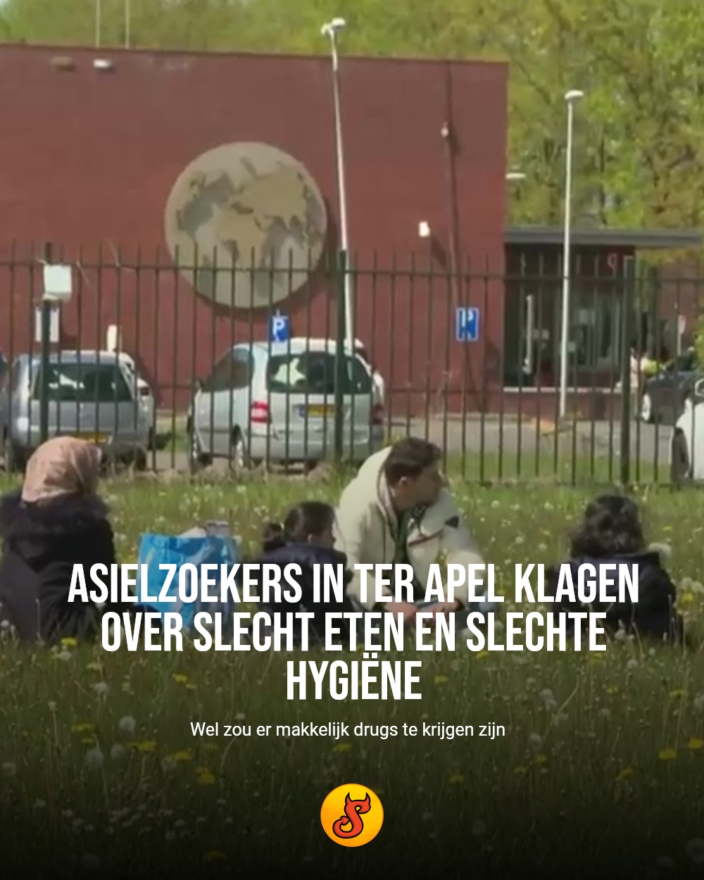 Asielzoekers in Ter Apel klagen over slecht eten en slechte hygiëne