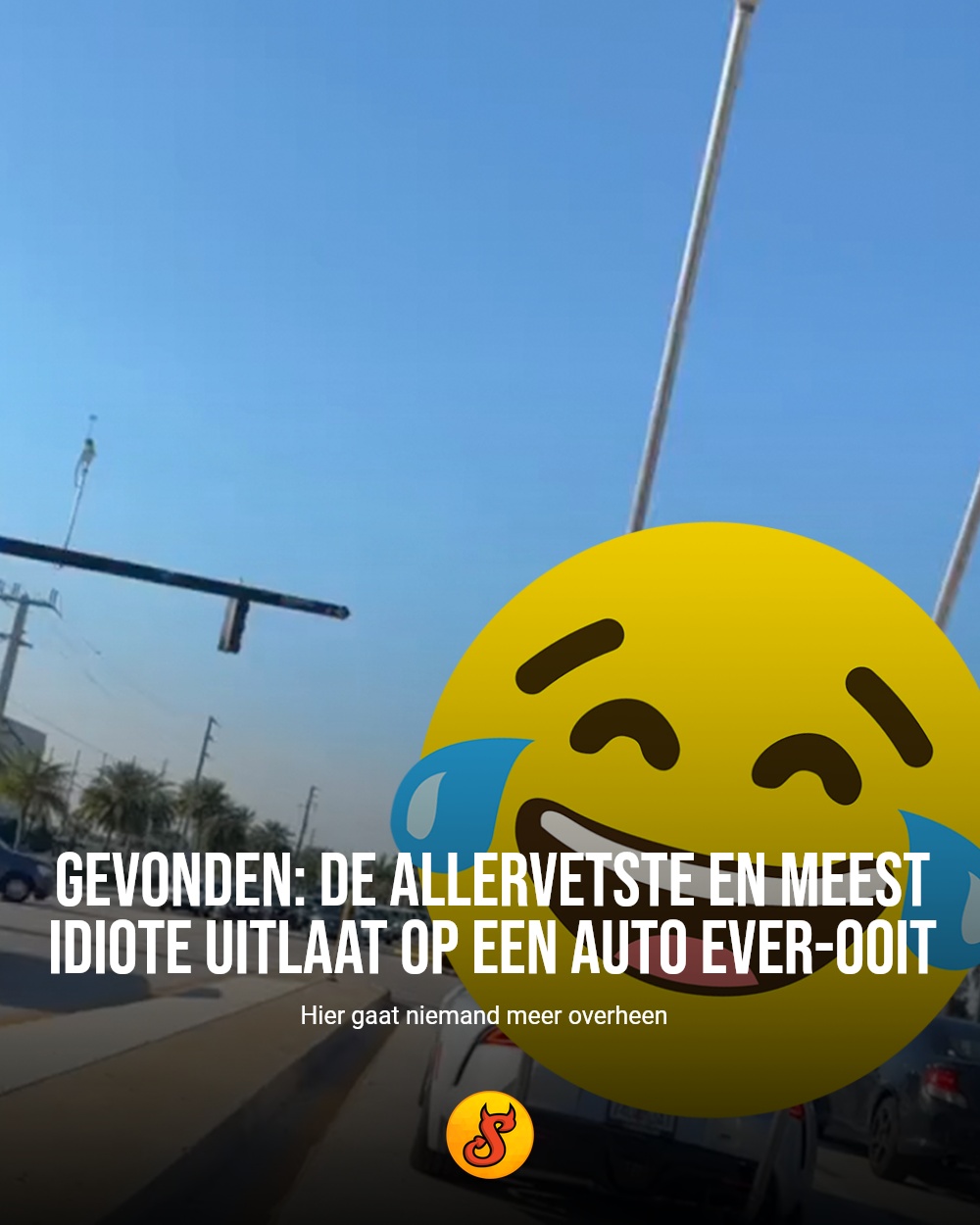 Gevonden: de allervetste en meest idiote uitlaat op een auto ever-ooit