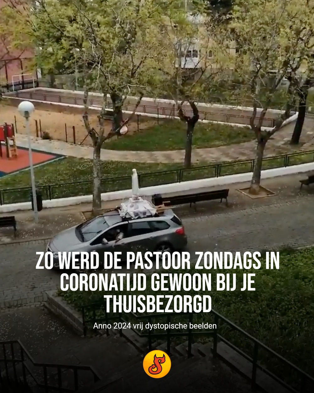 Zo werd de pastoor zondags in coronatijd gewoon bij je thuisbezorgd
