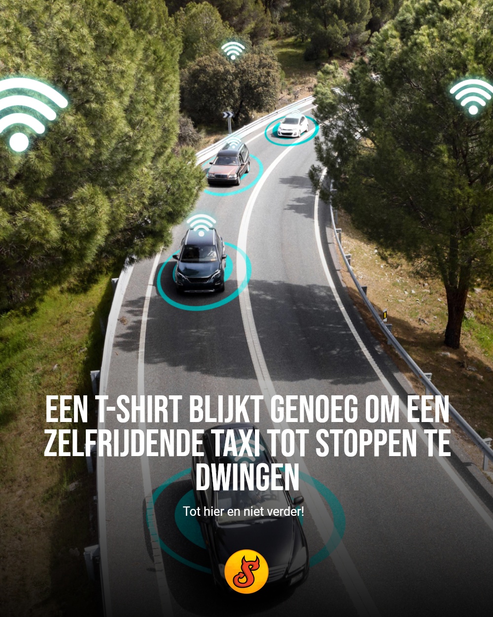 Een t-shirt blijkt genoeg om een zelfrijdende taxi tot stoppen te dwingen