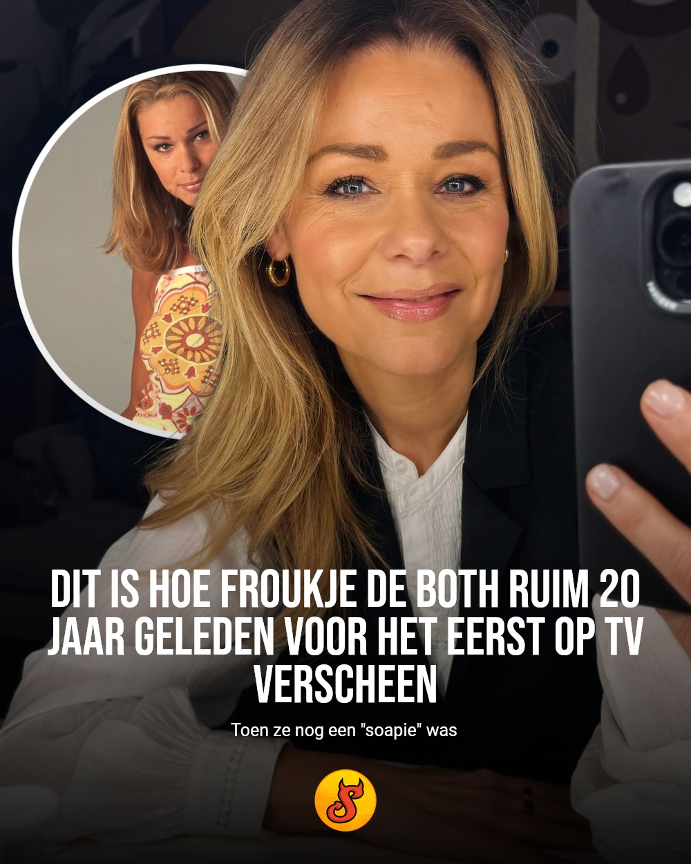 Dit is hoe Froukje de Both ruim 20 jaar geleden voor het eerst op tv verscheen
