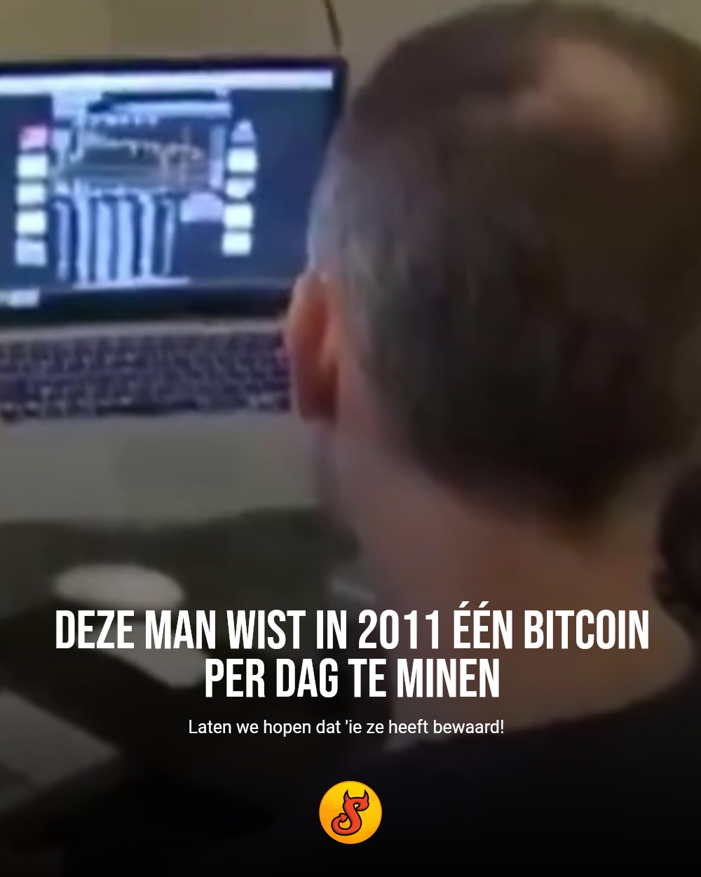Deze man wist in 2011 één Bitcoin per dag te minen