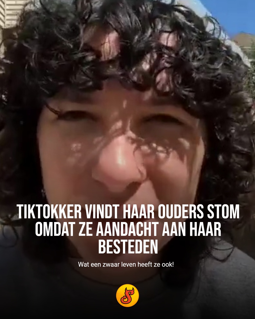 TikTokker vindt haar ouders stom omdat ze aandacht aan haar besteden