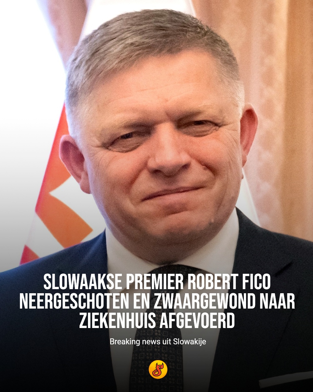 Slowaakse premier Robert Fico neergeschoten en zwaargewond naar ziekenhuis afgevoerd