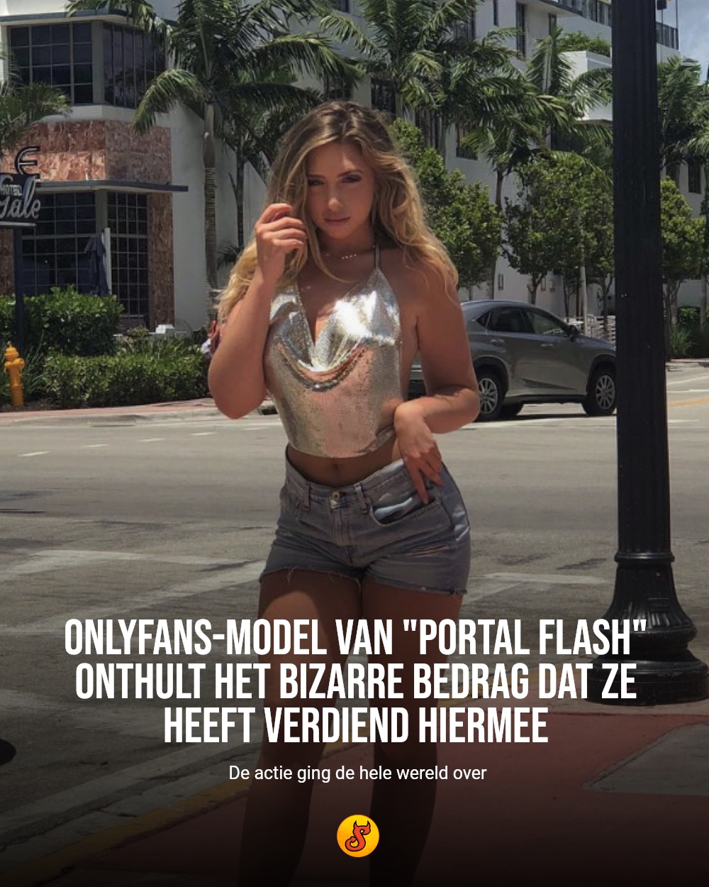 OnlyFans-model van "portal flash" onthult het bizarre bedrag dat ze heeft verdiend hiermee