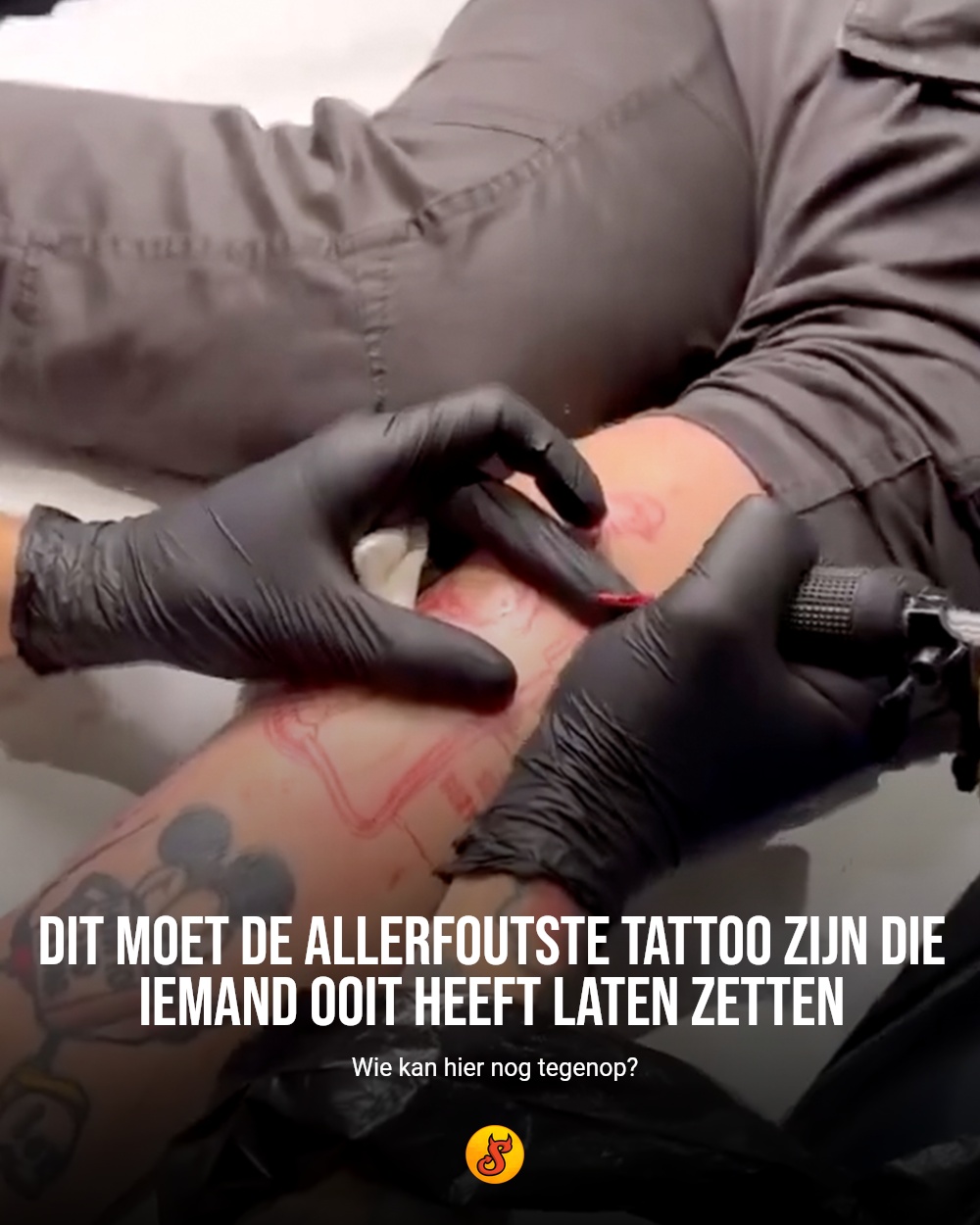 Dit moet de allerfoutste tattoo zijn die iemand ooit heeft laten zetten