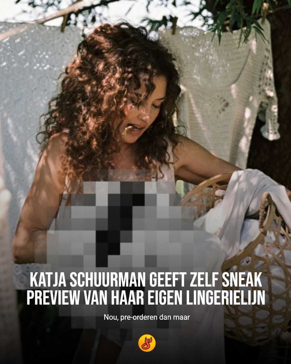 Katja Schuurman geeft zelf sneak preview van haar eigen lingerielijn