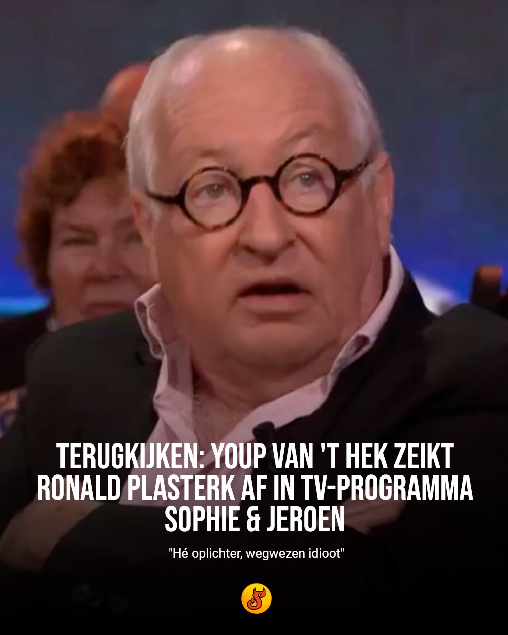 Terugkijken: Youp van 't Hek zeikt Ronald Plasterk af in tv-programma Sophie & Jeroen
