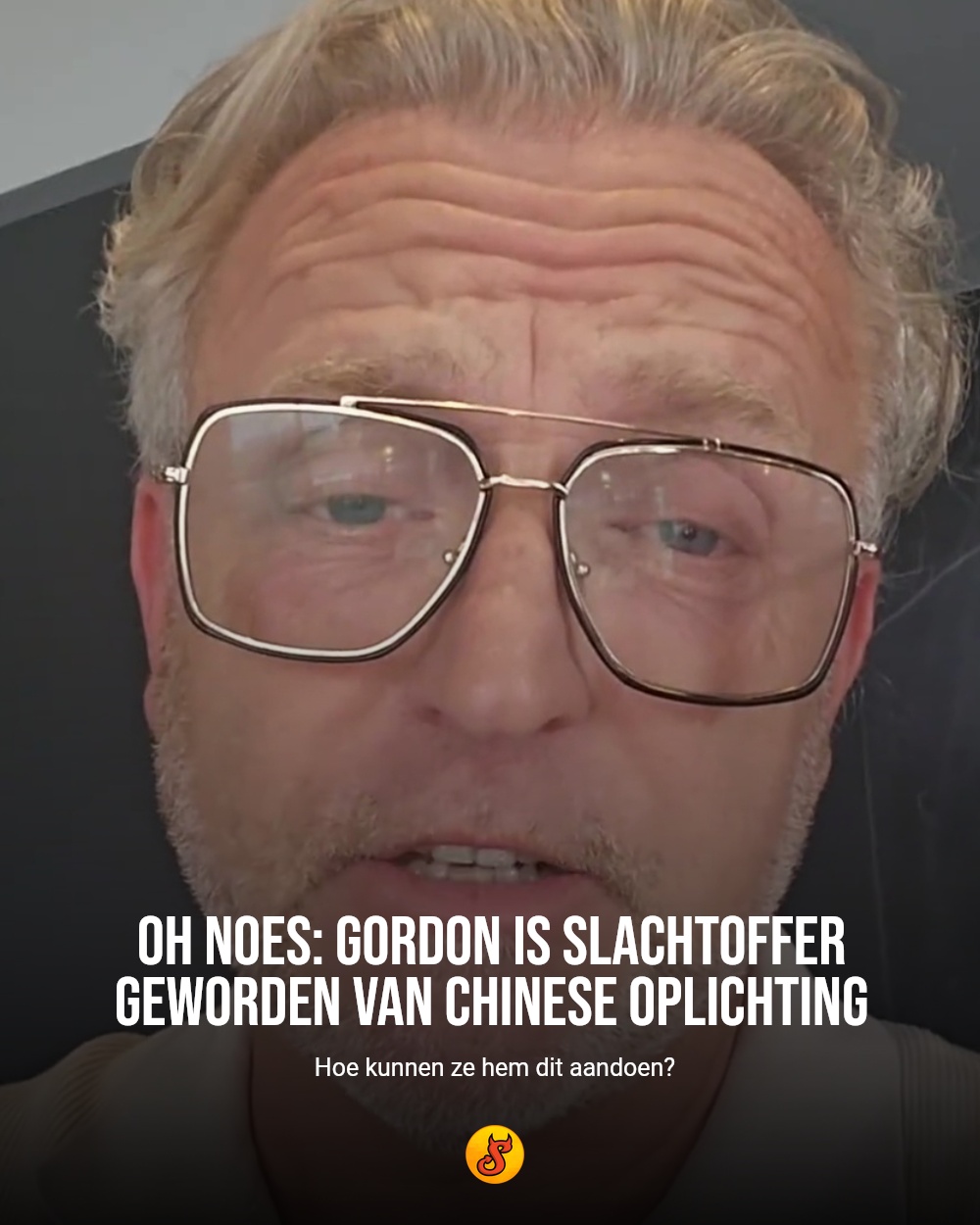 Oh noes: Gordon is slachtoffer geworden van Chinese oplichting