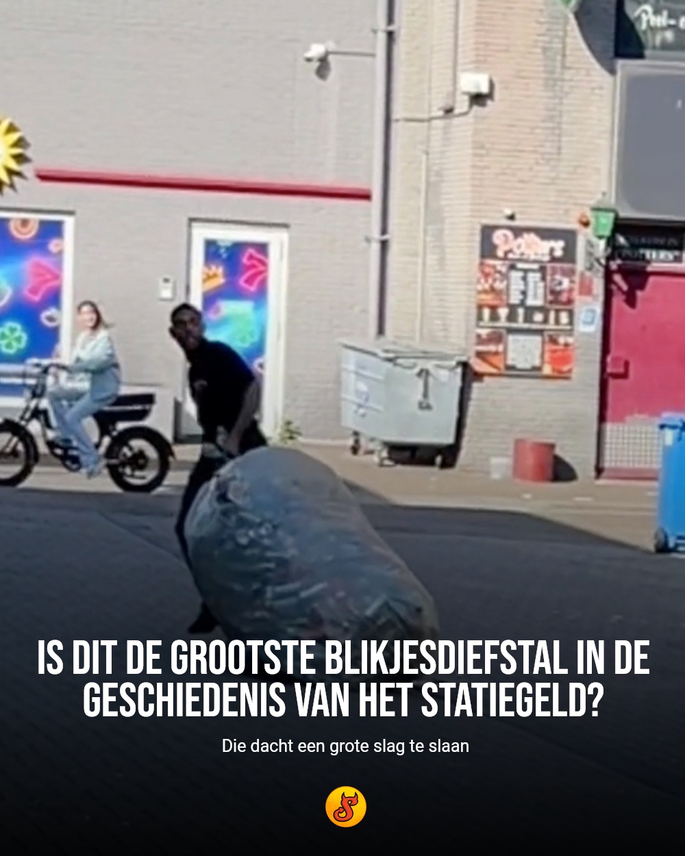 Is dit de grootste blikjesdiefstal in de geschiedenis van het statiegeld?