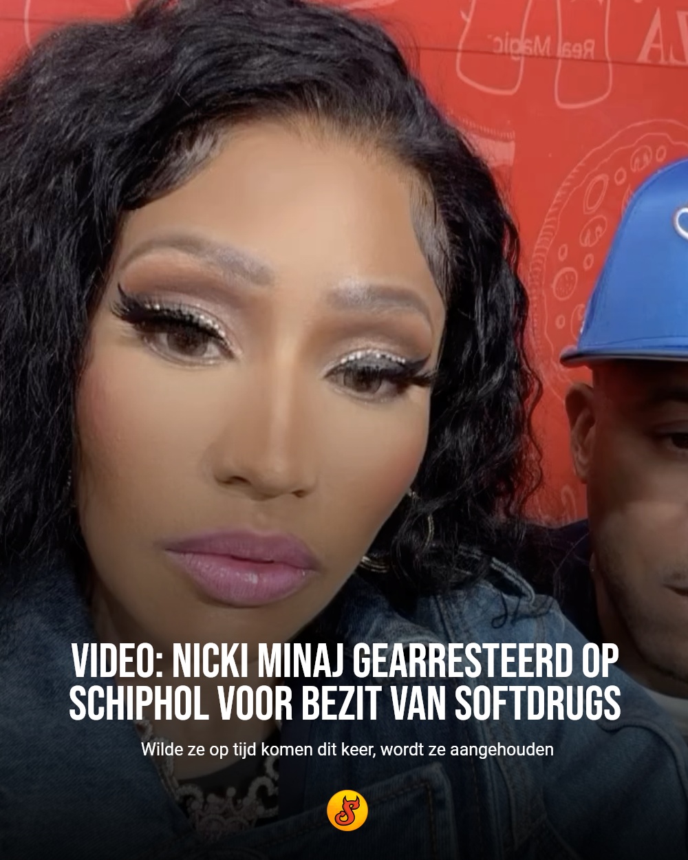 Video: Nicki Minaj gearresteerd op Schiphol voor bezit van softdrugs