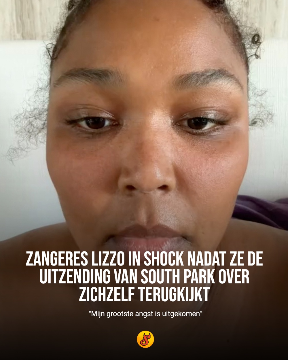 Zangeres Lizzo in shock nadat ze de uitzending van South Park over zichzelf terugkijkt