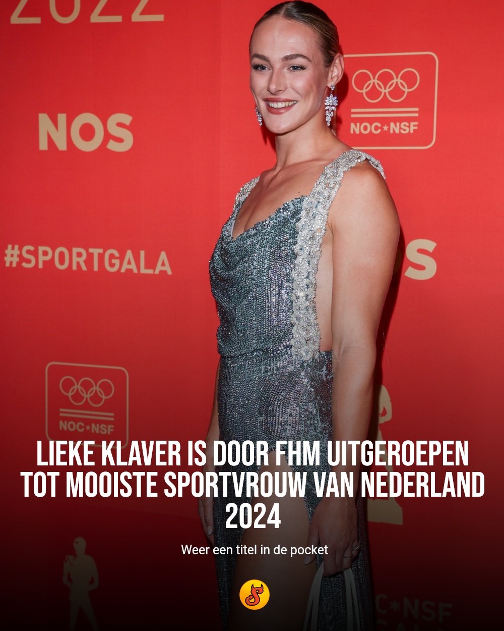 Lieke Klaver is door FHM uitgeroepen tot Mooiste Sportvrouw van Nederland 2024