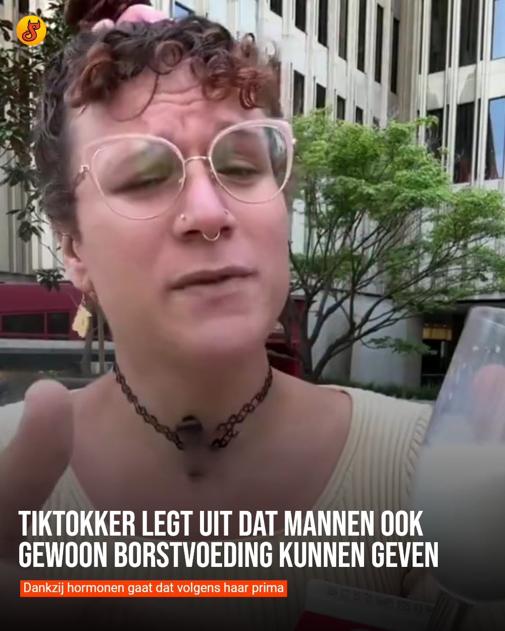 TikTokker legt uit dat mannen ook gewoon borstvoeding kunnen geven