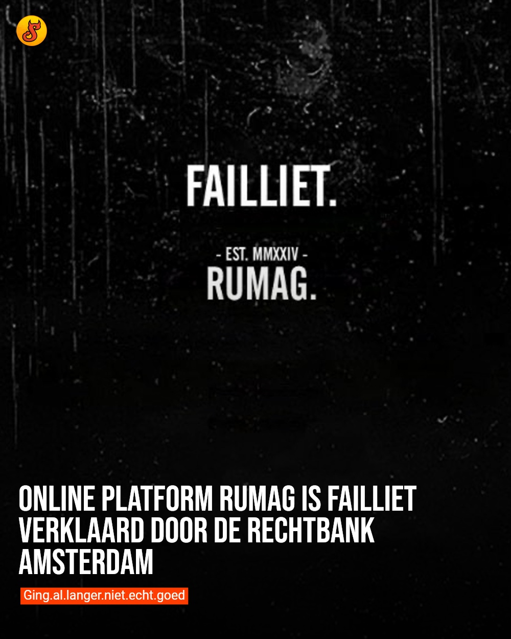 Online platform Rumag is failliet verklaard door de rechtbank Amsterdam