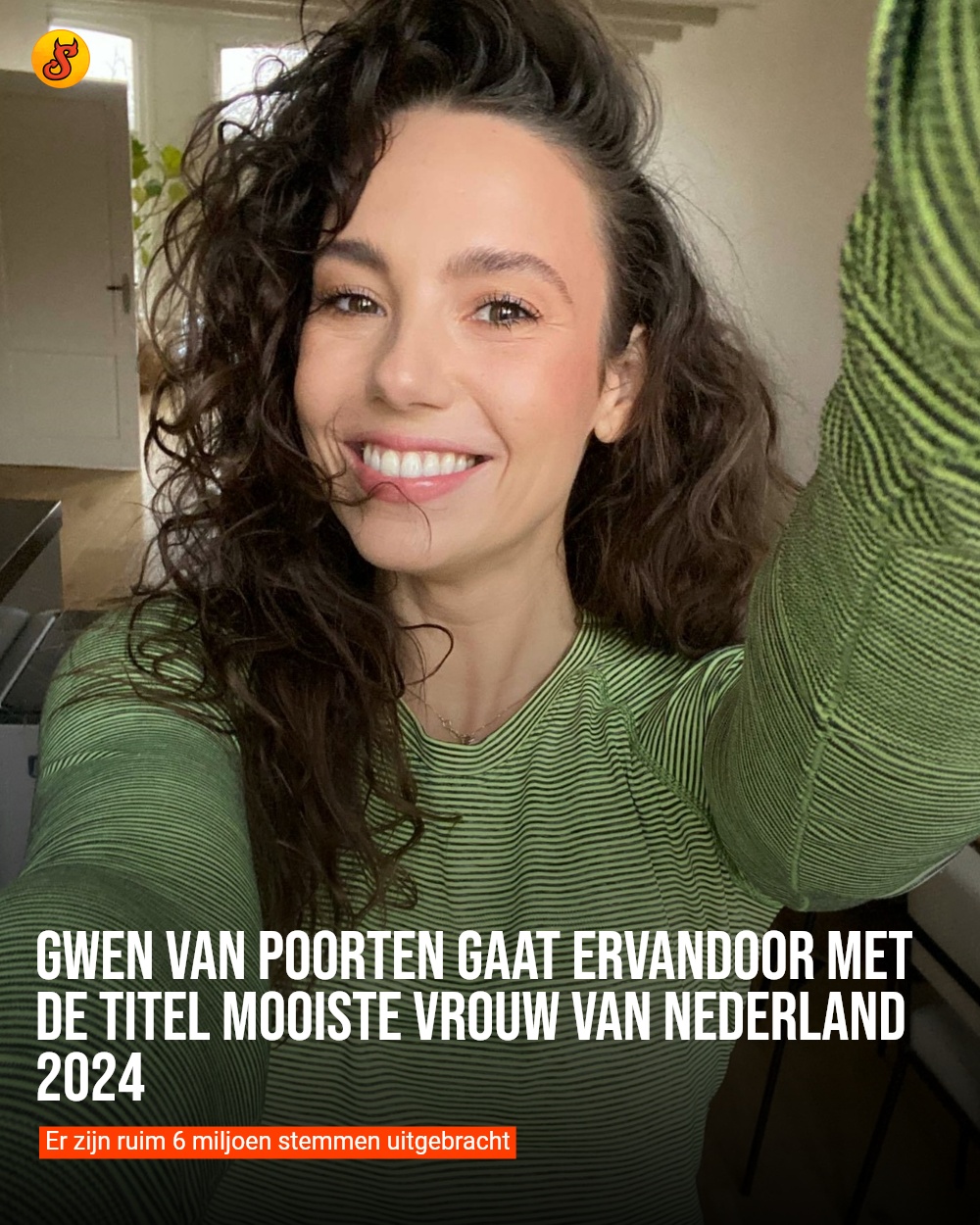 Gwen van Poorten gaat ervandoor met de titel Mooiste Vrouw van Nederland 2024