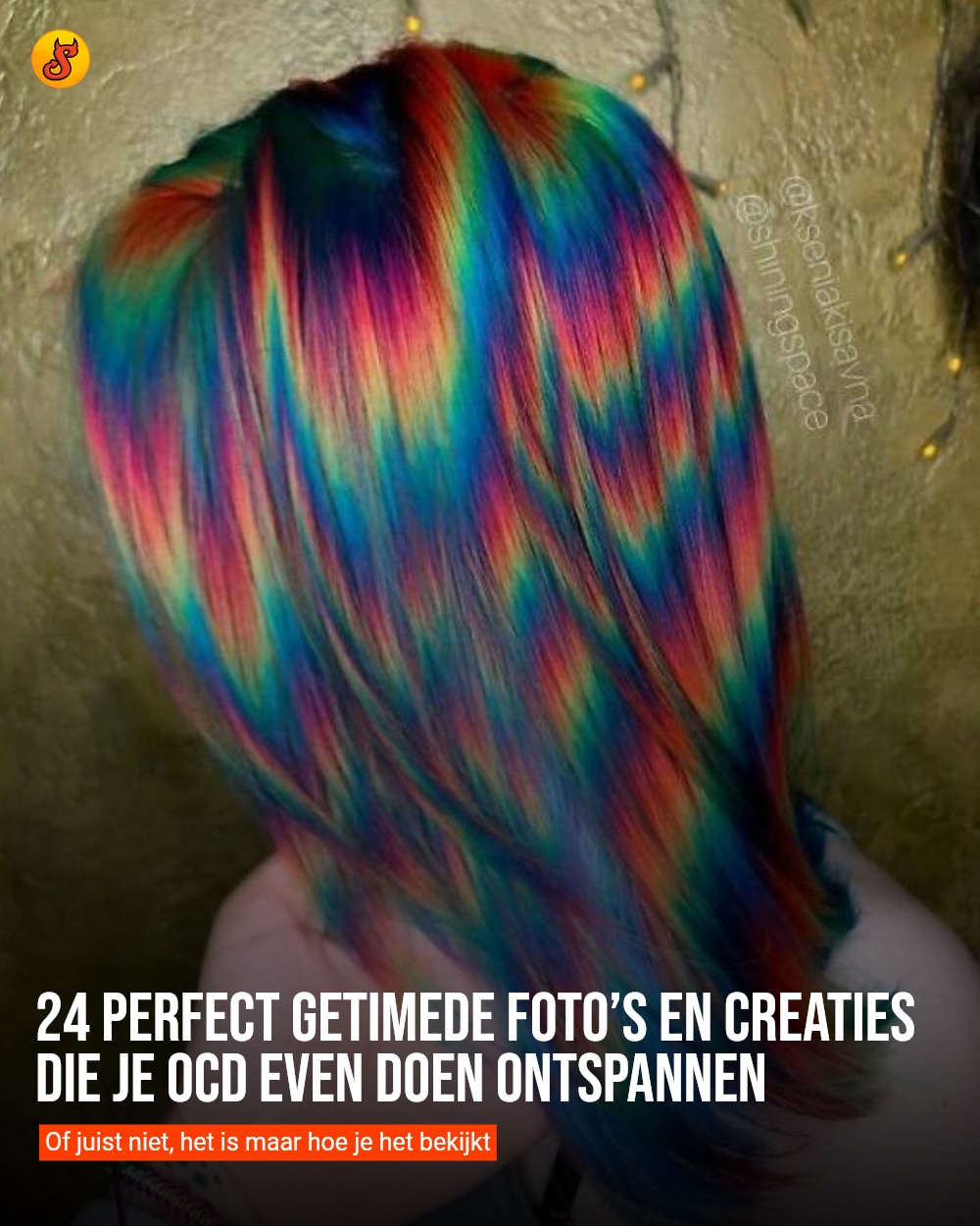 24 perfect getimede foto’s en creaties die je OCD even doen ontspannen