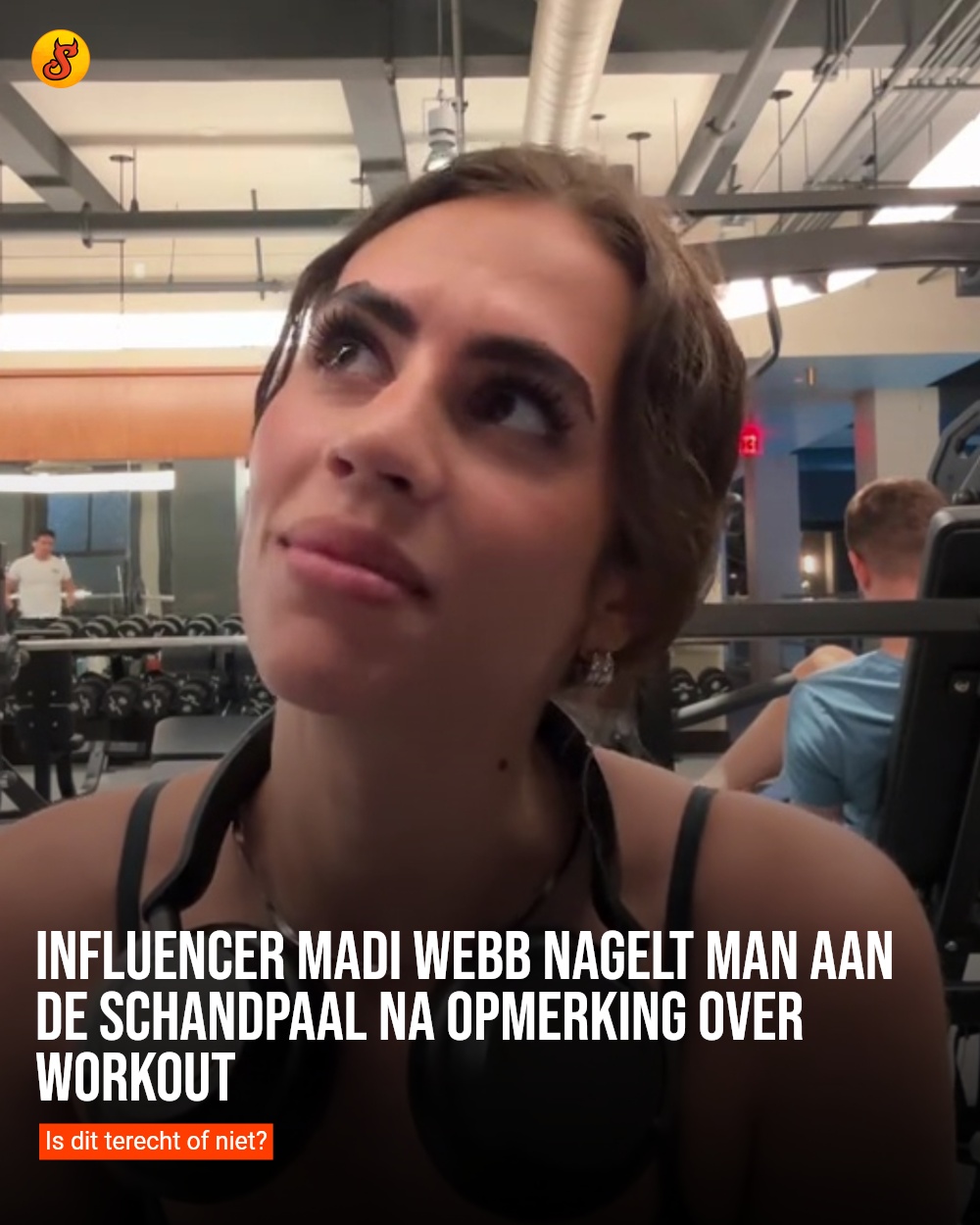 Influencer Madi Webb nagelt man aan de schandpaal na opmerking over workout